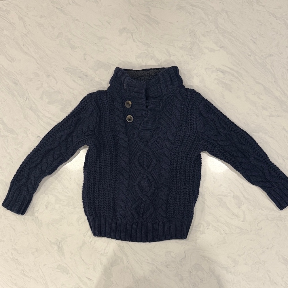 GAP Toddler Navy Knit Sweater